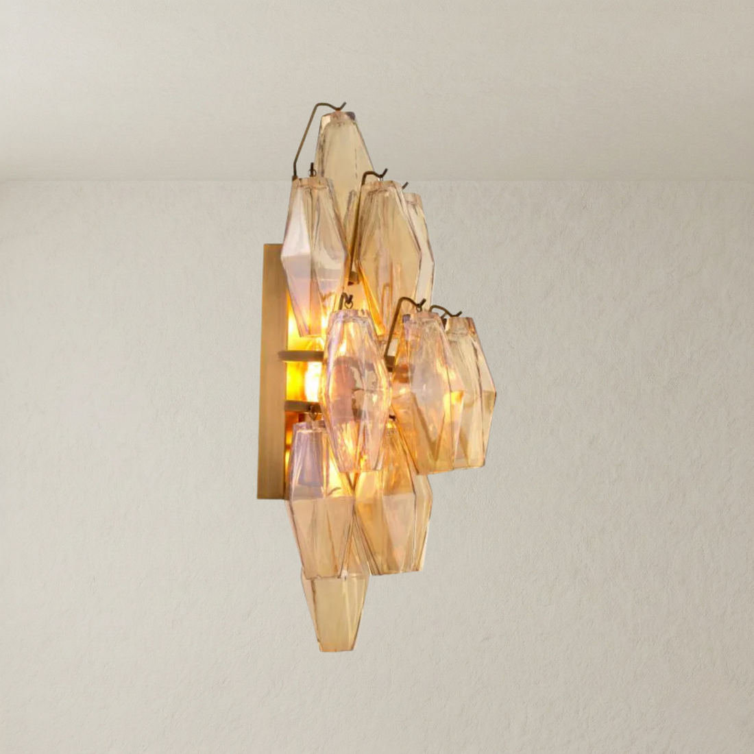 Aureline Vertical Glass Wall Sconce