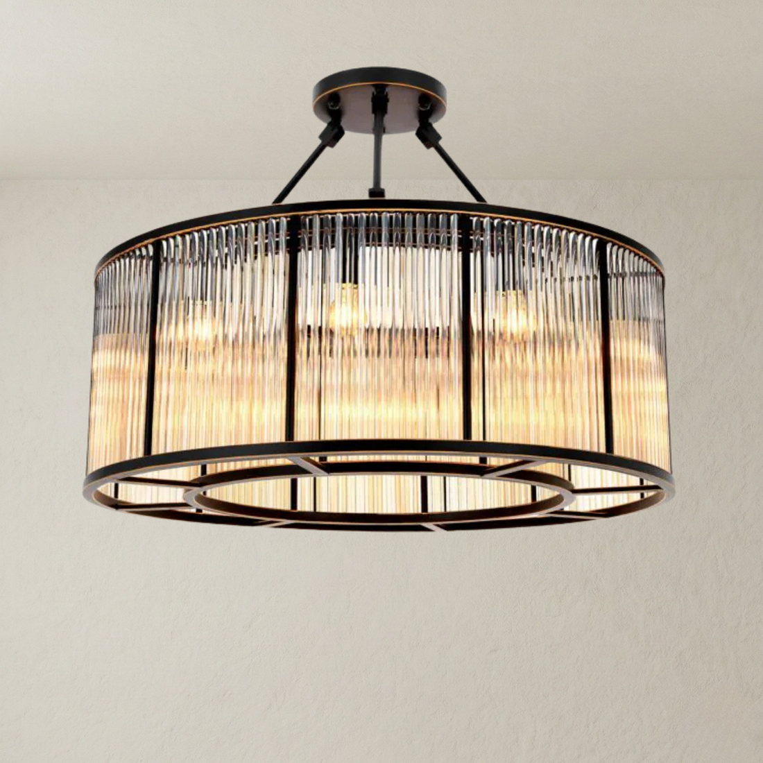 Montavo Round Glass Ceiling Light